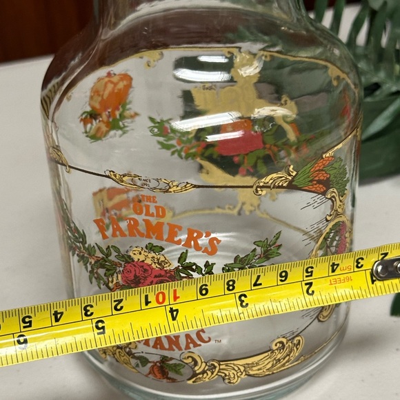 Vintage Libbey Old Farmer's Almanac Glass serving Bottle - Picture 12 of 12